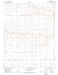 Modoc SW 1976 topographic map thumbnail