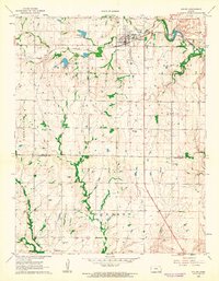 Moline 1962 topographic map thumbnail