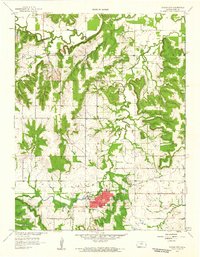 Mound City 1958 topographic map thumbnail
