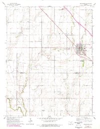Moundridge 1965 topographic map thumbnail