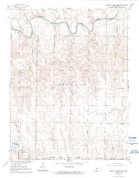 Mouth of Shaw Creek 1963 topographic map thumbnail