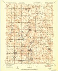 Mulberry 1950 topographic map thumbnail