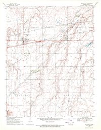Mullinville 1969 topographic map thumbnail