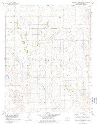 Nescatunga Creek North 1980 topographic map thumbnail