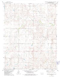 Nescatunga Creek South 1979 topographic map thumbnail
