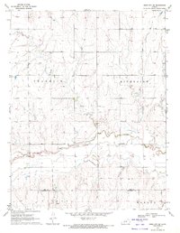 Ness City SE 1970 topographic map thumbnail