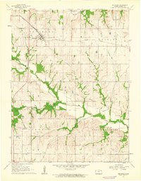 Netawaka 1961 topographic map thumbnail