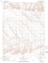 Nickel Mine Spring 1969 topographic map preview