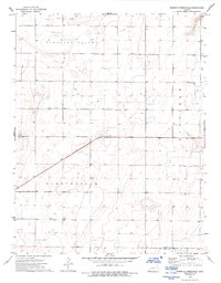 North of Pierceville 1974 topographic map thumbnail