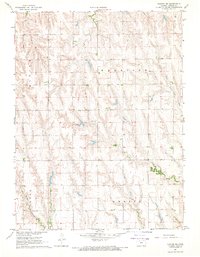 Norton NE 1967 topographic map thumbnail