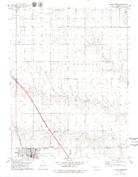 Oakley North 1979 topographic map thumbnail