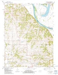 Oak Mills 1984 topographic map thumbnail