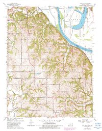 Oak Mills 1961 topographic map thumbnail