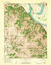 Oak Mills 1961 topographic map thumbnail
