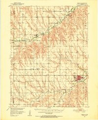 Oberlin 1951 topographic map thumbnail