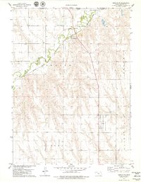 Oberlin NE 1978 topographic map thumbnail