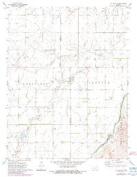 Offerle SE 1972 topographic map thumbnail