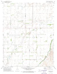 Offerle SE 1972 topographic map thumbnail