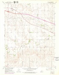 Ogallah 1961 topographic map thumbnail