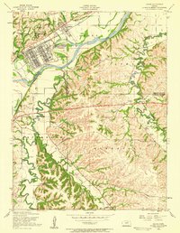 Ogden 1955 topographic map thumbnail