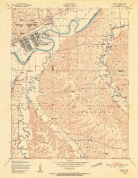 Ogden 1951 topographic map preview