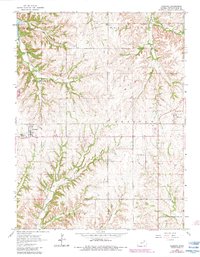 Olsburg 1964 topographic map thumbnail