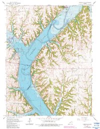 Olsburg NW 1964 topographic map thumbnail