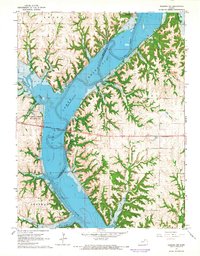 Olsburg NW 1964 topographic map thumbnail