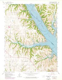 Olsburg SW 1964 topographic map thumbnail