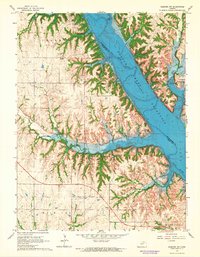 Olsburg SW 1964 topographic map thumbnail