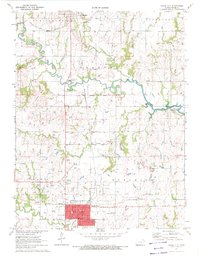 Osage City 1971 topographic map thumbnail