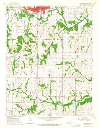 Osawatomie 1963 topographic map thumbnail