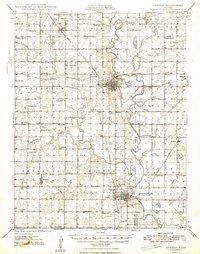 Oswego 1948 topographic map thumbnail