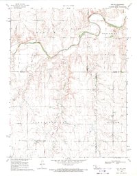 Otis NE 1969 topographic map thumbnail