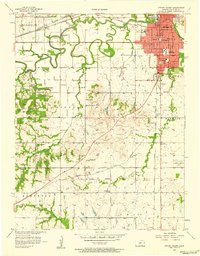 Ottawa South 1956 topographic map thumbnail
