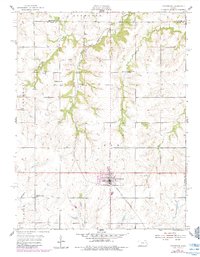 Overbrook 1955 topographic map thumbnail