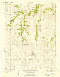 Overbrook 1955 topographic map preview
