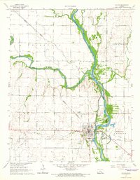 Oxford 1965 topographic map thumbnail