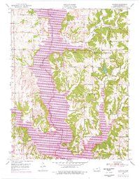 Ozawkie 1951 topographic map thumbnail