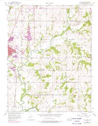 Paola East 1956 topographic map thumbnail