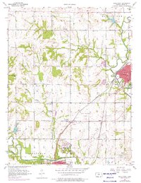 Paola West 1957 topographic map thumbnail