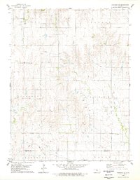 Paradise NE 1978 topographic map thumbnail