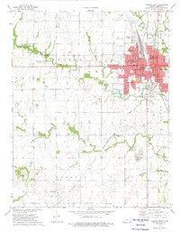 Parsons West 1973 topographic map thumbnail