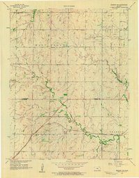 Peabody NW 1957 topographic map thumbnail
