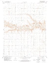 Pence SE 1978 topographic map thumbnail