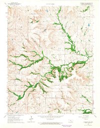 Piedmont NW 1964 topographic map thumbnail