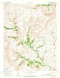 Piedmont SW 1964 topographic map thumbnail