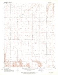 Pierceville NE 1968 topographic map thumbnail
