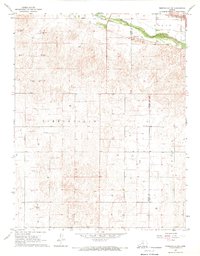 Pierceville SW 1967 topographic map thumbnail