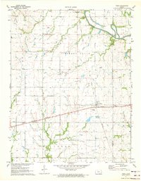 Piqua 1971 topographic map thumbnail